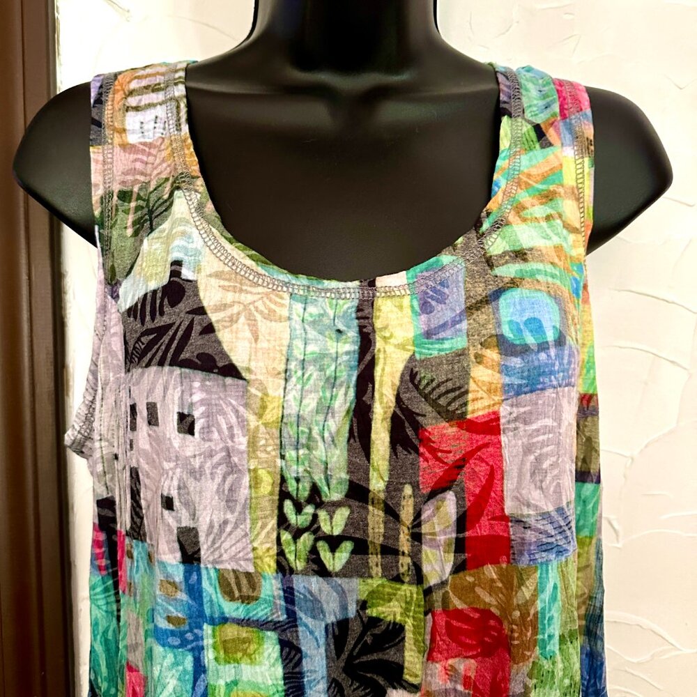 NWT Shana Crinkle Tank Long Bubble Dress - Picture 4 of 10
